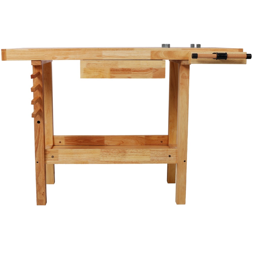48" Adjustable Work Bench, Workbench Heavy-Duty Work Table for Garage, Workshop
