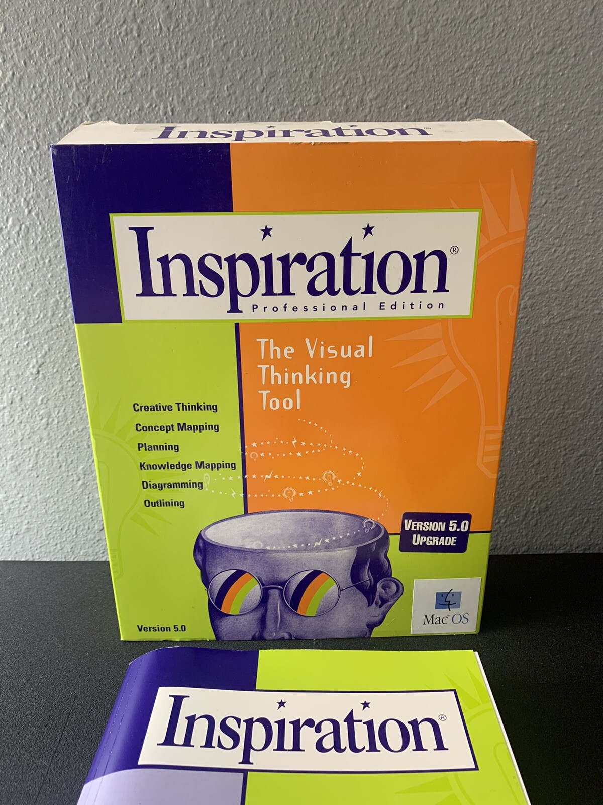 Inspiration Professional Edition Visual Thinking Tool MaC OS Version 5.0 1997