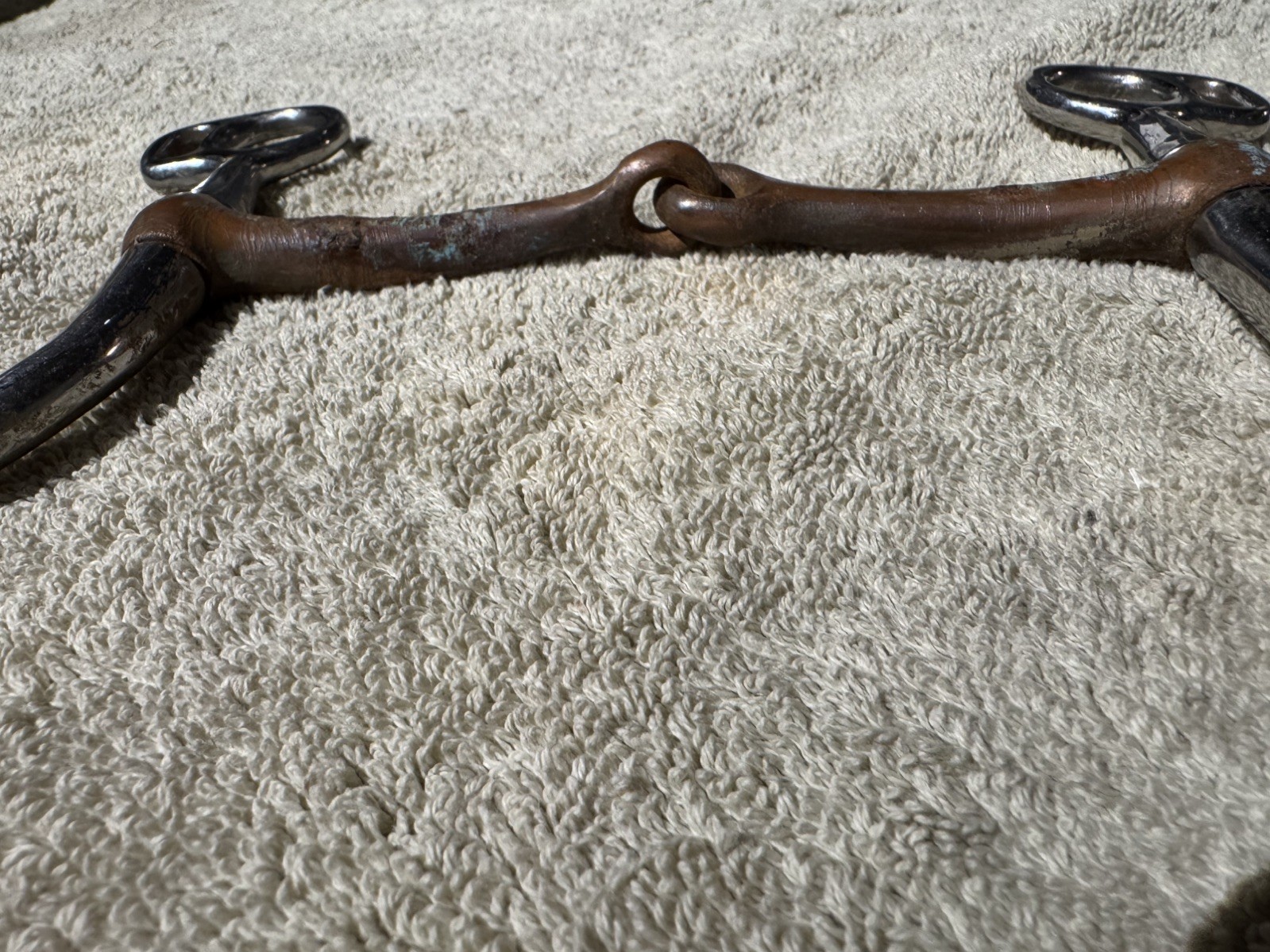 Copper Mouth Tom Thumb Snaffle Bit for Training and Encourages Softness