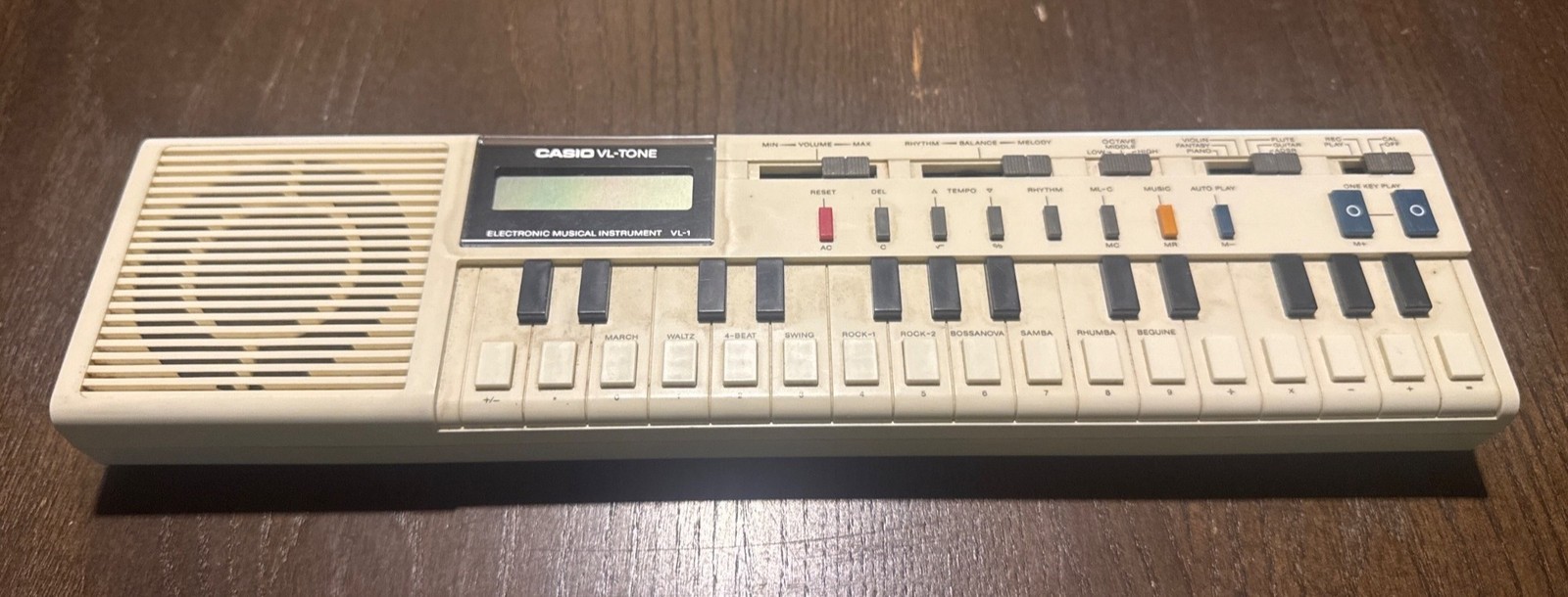 Casio VL-1 VL-Tone Mini Electronic Musical Instrument Keyboard Calculator