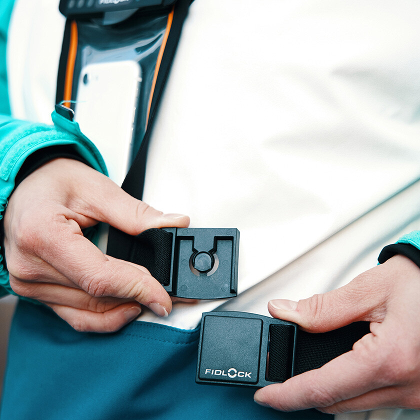 Fidlock HERMETIC Chest Bag - 100% Waterproof Phone Carrier and Sports Pack