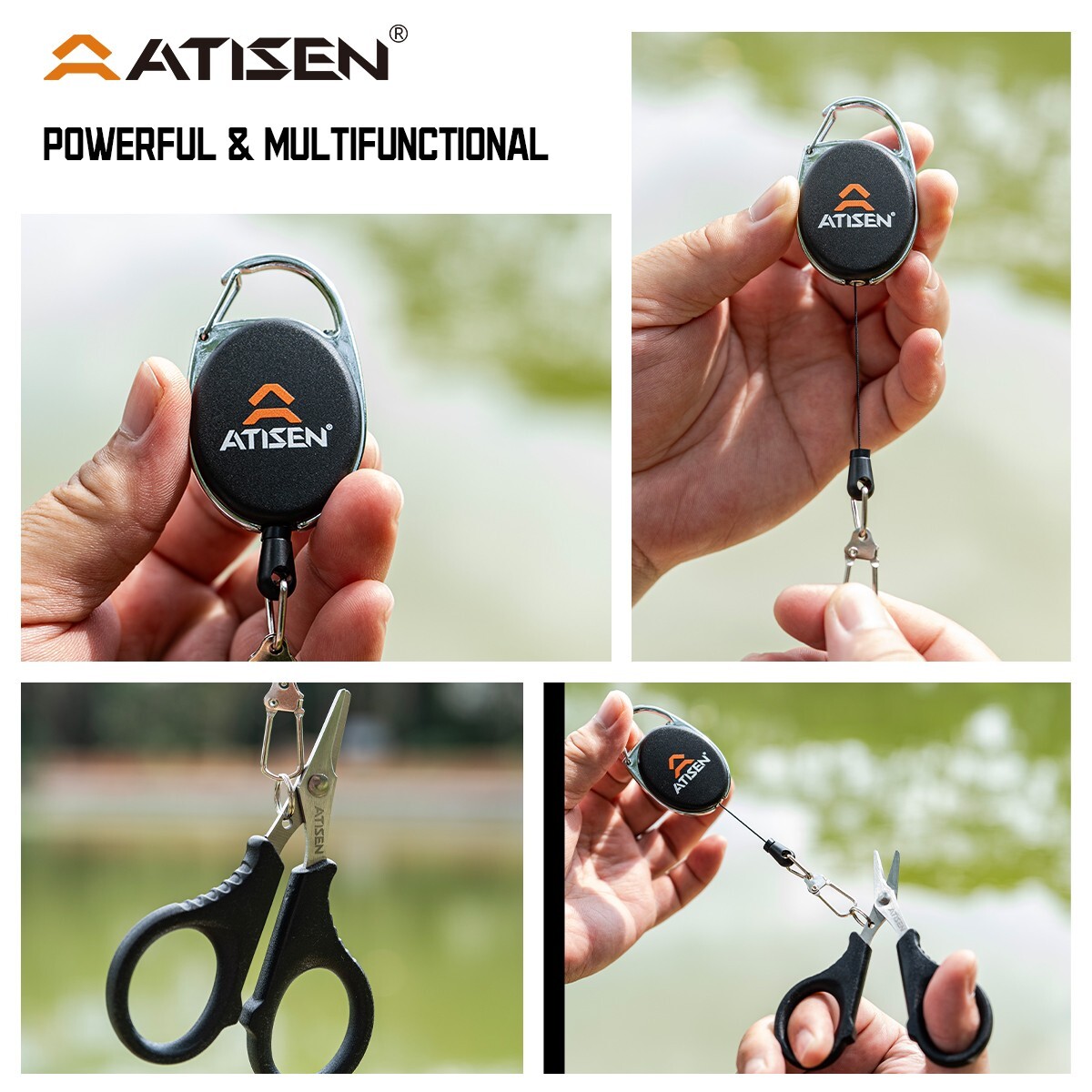 Fishing set, multi-sized and multi-functional, outdoor fishing tools