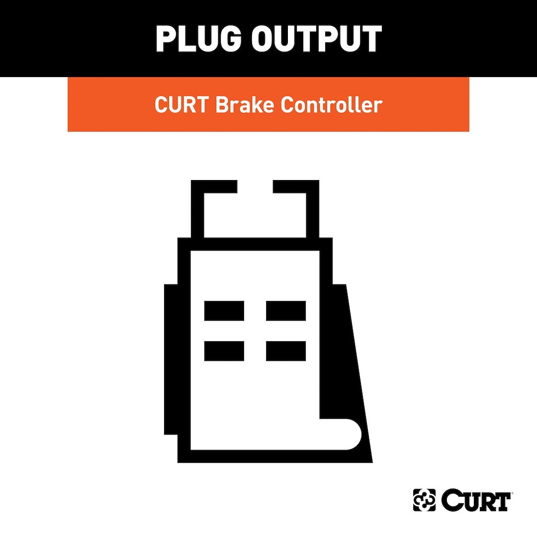 CURT 51432 Quick Plug Electric Trailer Brake Controller Wiring Harness, Select F
