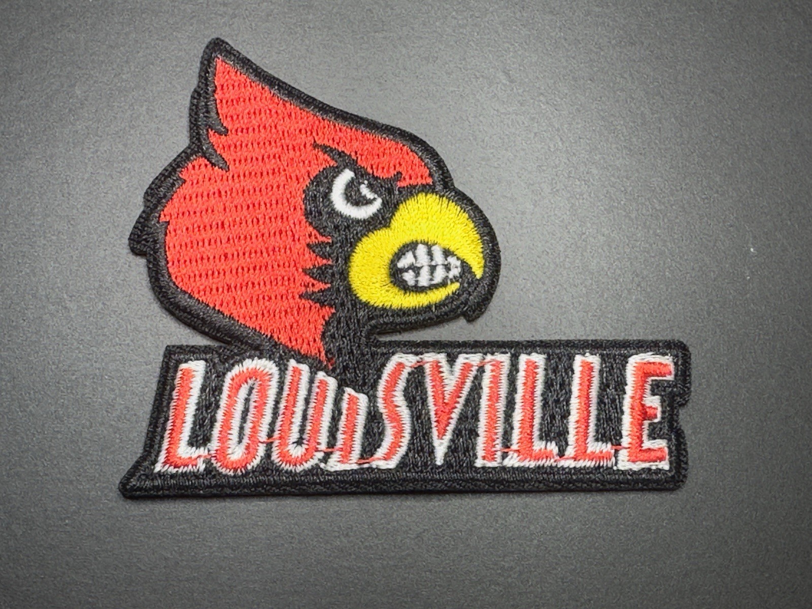 Louisville Cardinals University Of Louisiana Embroidered Iron On Patch