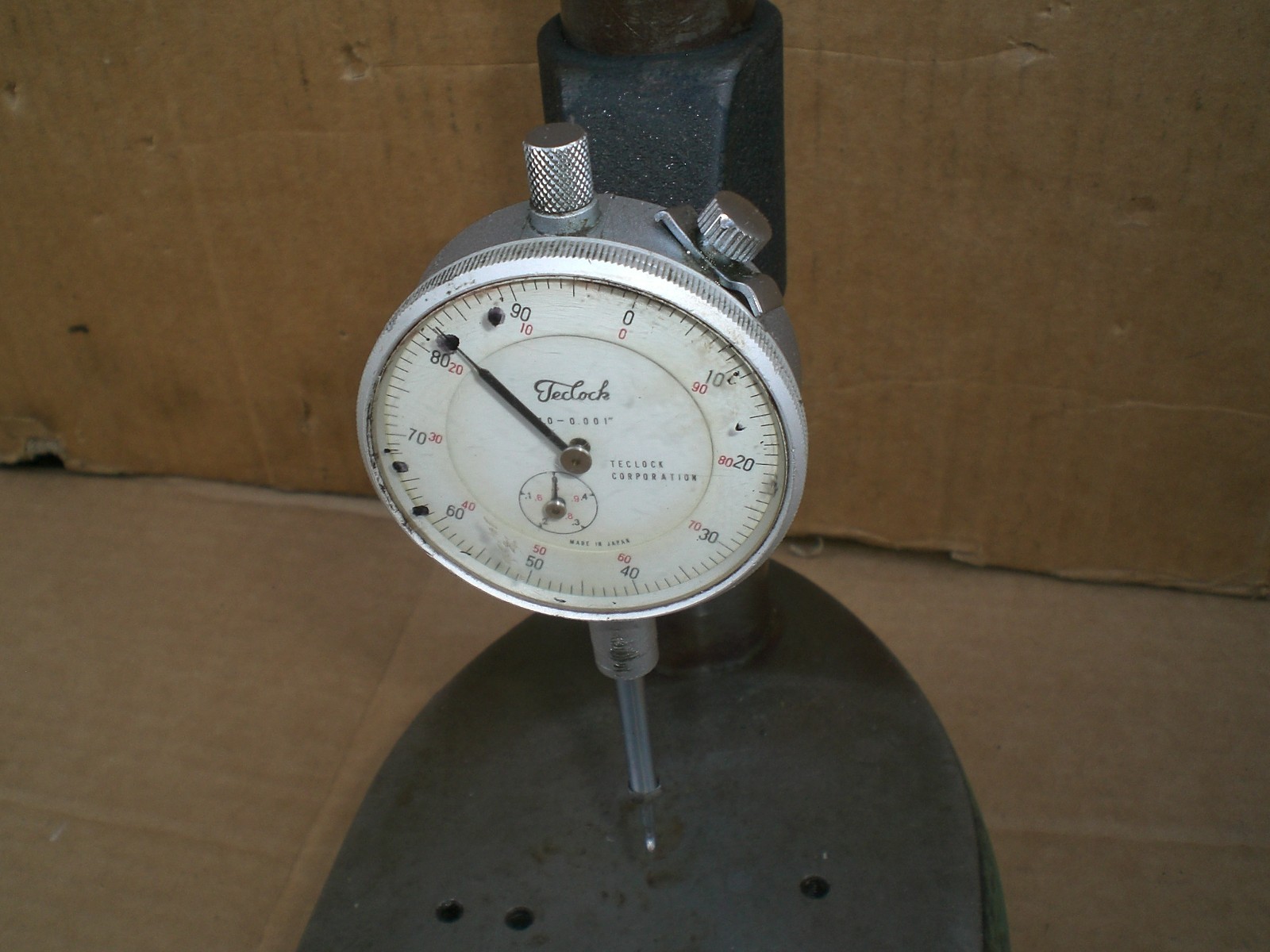 Vintage Federal Comparator stand with indicator