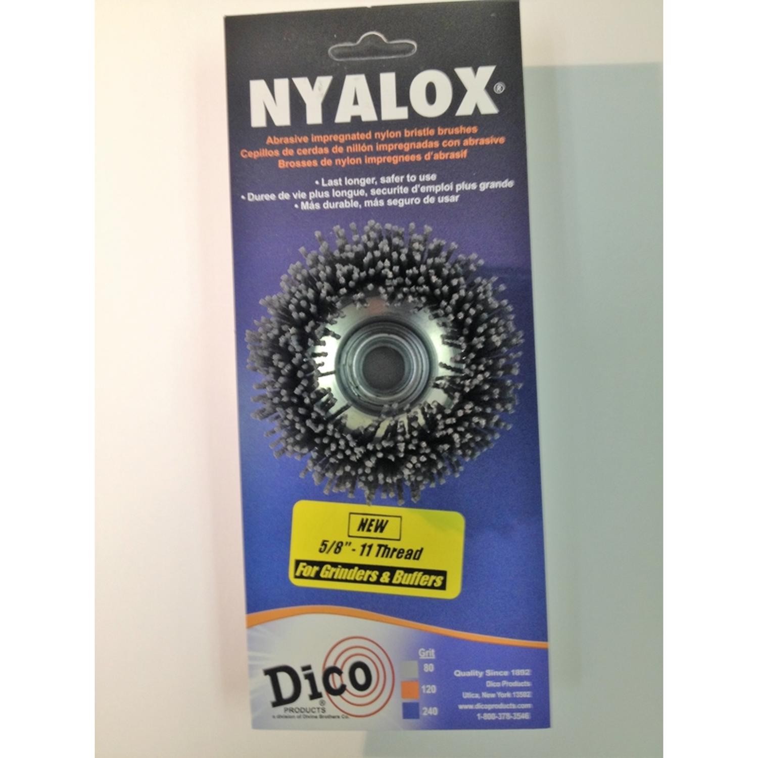 Dico 7200004 12500 RPM Crimped Nylon Mandrel Mounted Cup Brush 2 H in.