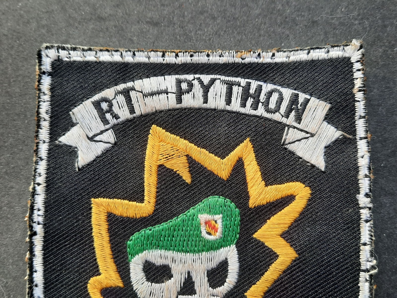 REPRO US Army Patch RT Python CCN Recon Team 5 Special Forces SFG Group MACV SOG