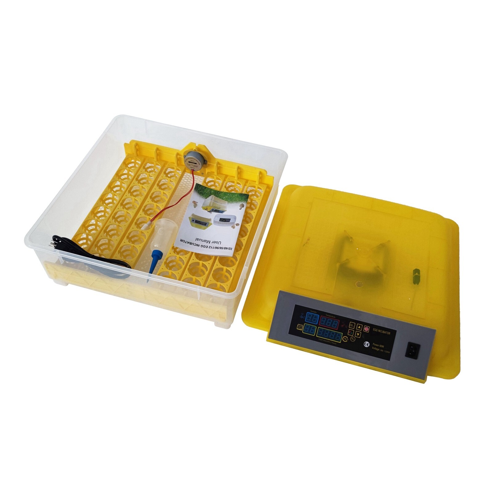 48 Eggs Automatic Egg Bird Incubator Digital Display Hatcher Breeder 110V