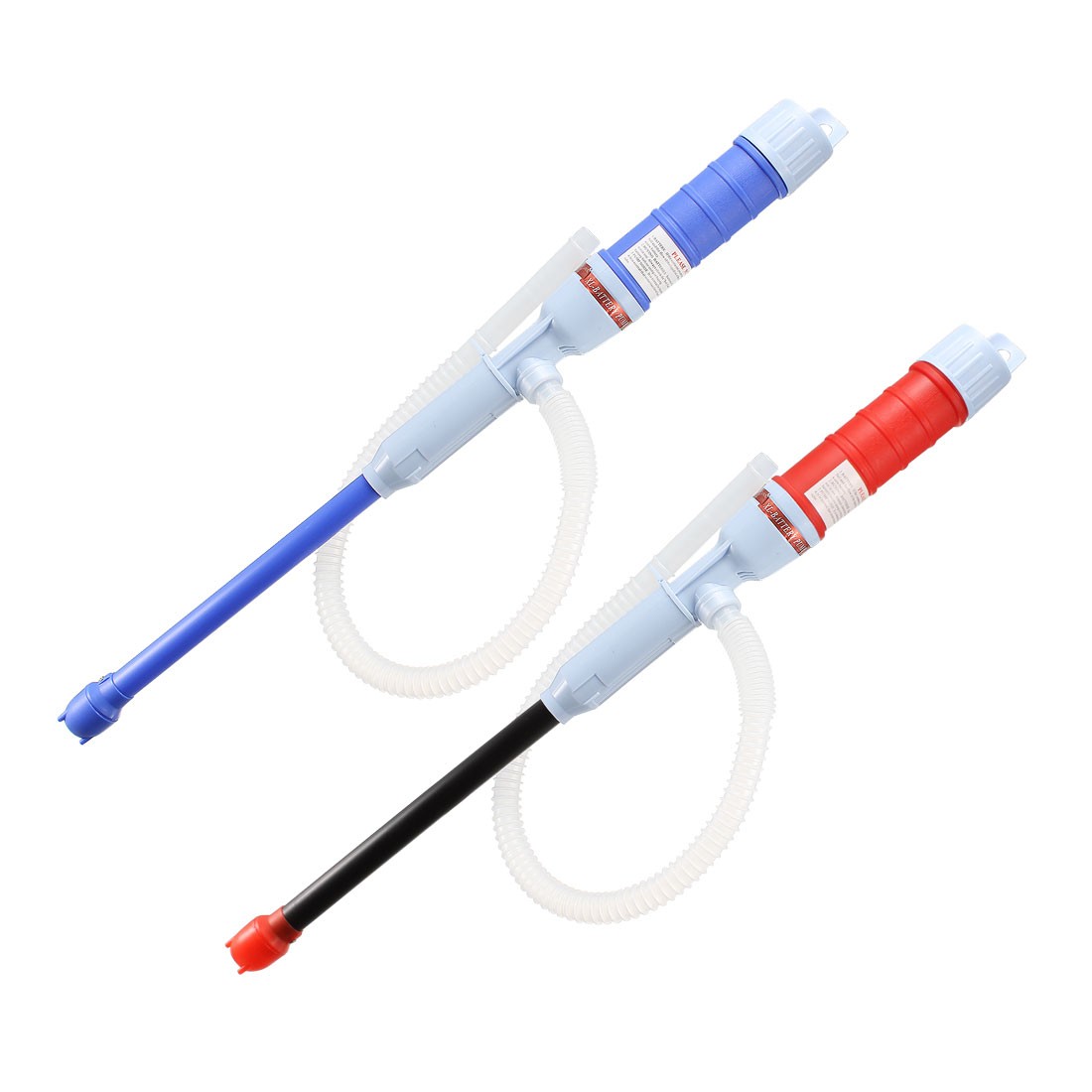 Electric Liquid Transfer Pump Multi-Use Hand Fuel Pump (Red and Blue) 1set