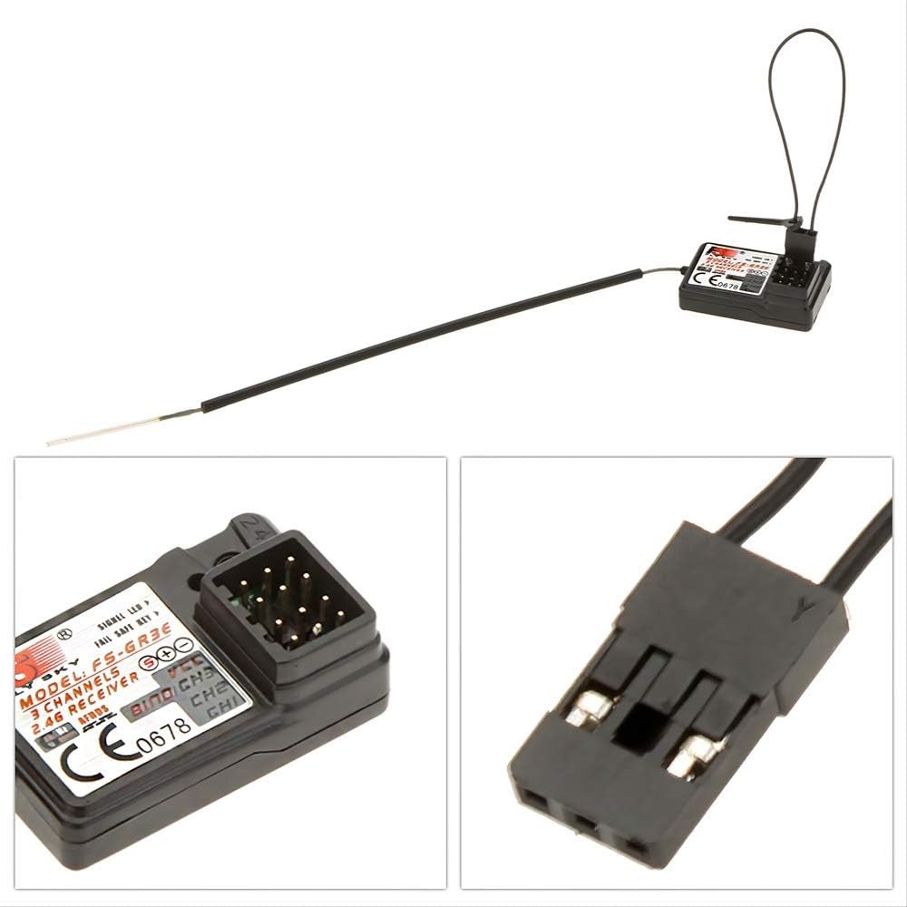 Flysky Receiver FS-GR3E AFHDS Long Range 3CH 2.4GHz Receiver for FS-GT2 FS-GT...