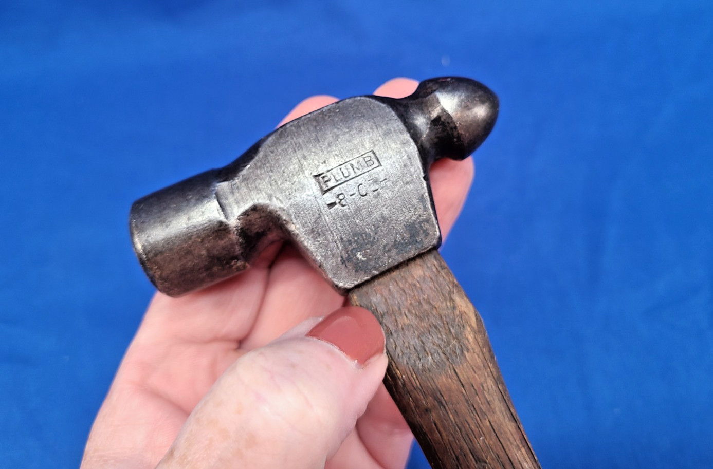Vintage PLUMB 8 oz Adze Eye Ball Peen Hammer