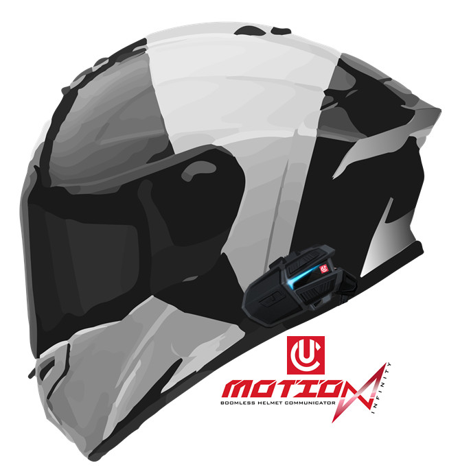 UClear Motion Infinity Bluetooth Headset Single For Rider 180510