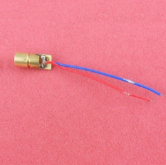 5Pcs 650nm 6mm 3V 5mW Mini Laser Dot Diode Module Head WL Red NEW