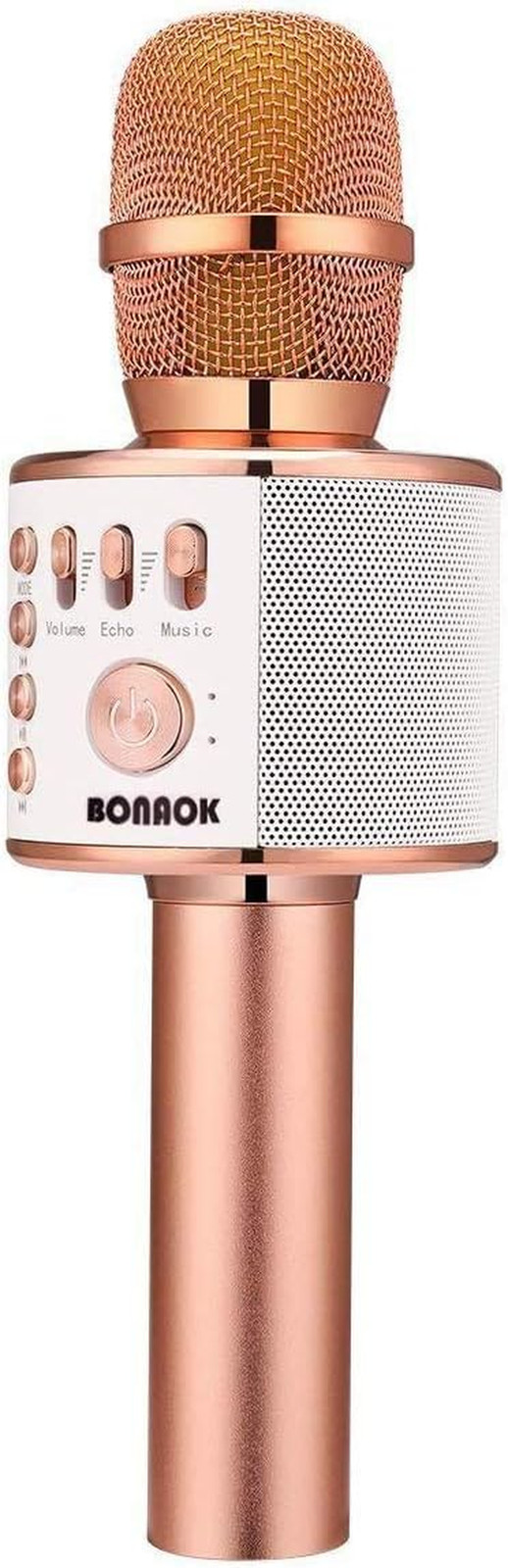 Wireless Bluetooth Karaoke Microphone,3-In-1 Portable Handheld Karaoke Mic Speak