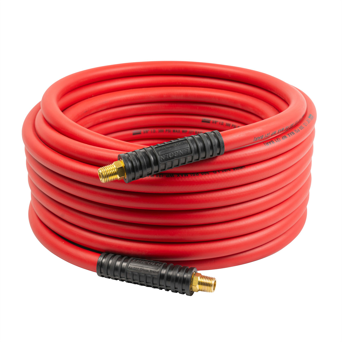 Lincoln 72N3850 50' x 3/8" ID Air/Water Hybrid Polymer Repl. Hose for 83753 Reel
