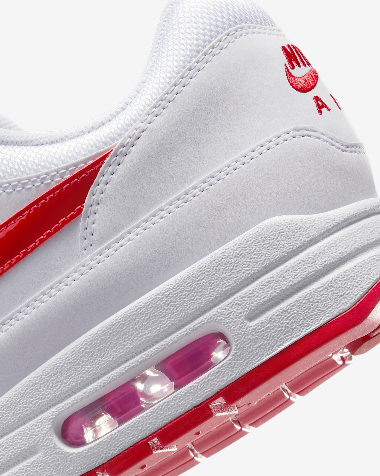 Nike Air Max 1 PRM Shoes Valentine’s Day White Red HV2303-100 Men's Sizes NEW