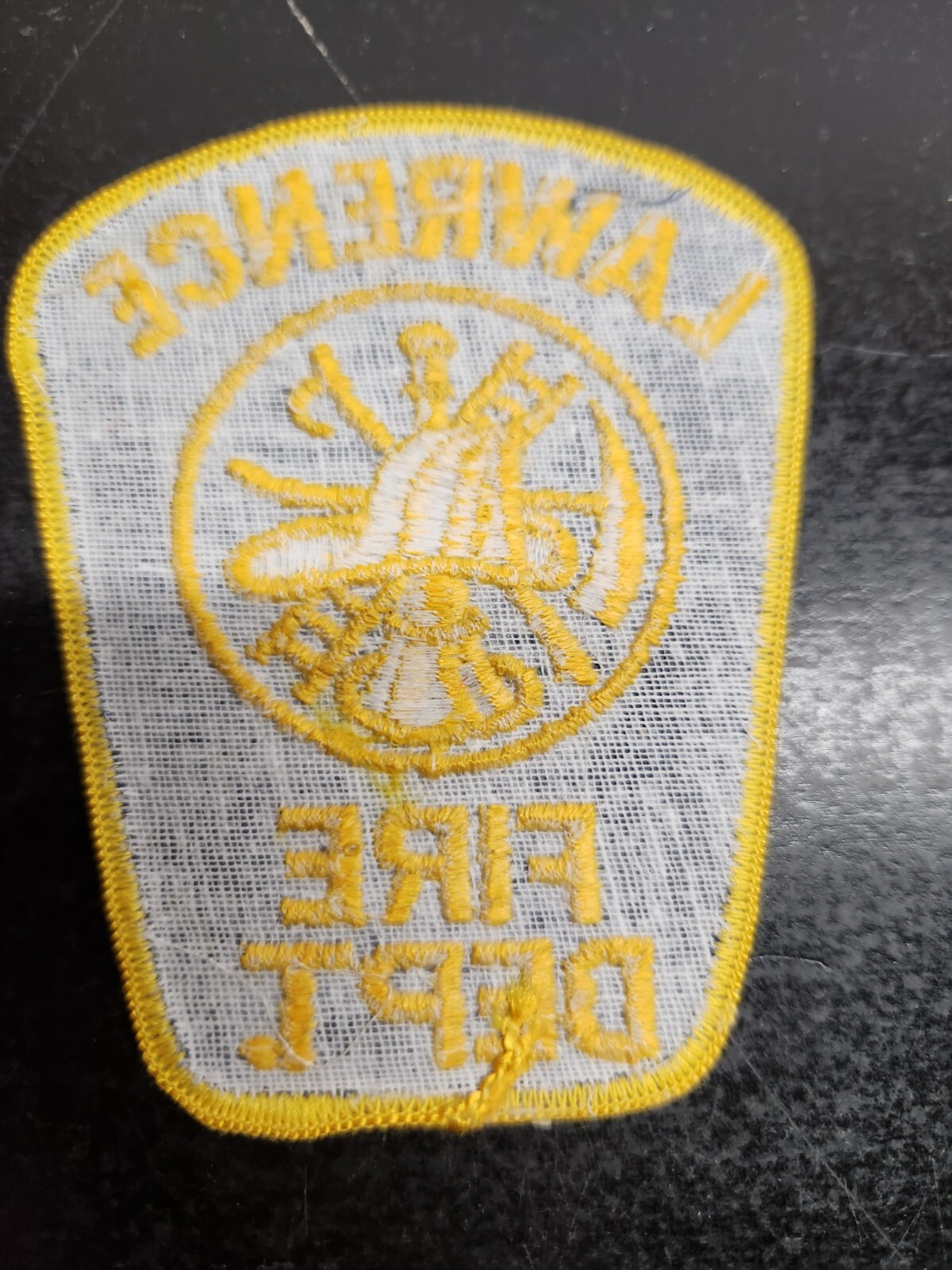 Vintage Lawrence Massachusetts Fire Department Patch