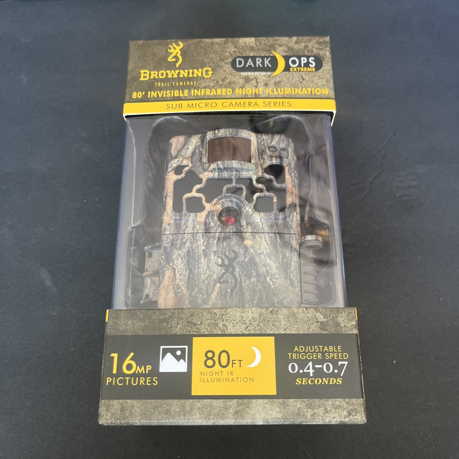 Browning Dark Ops Extreme 80’ Invisible Infrared Night Illumination - 16MP
