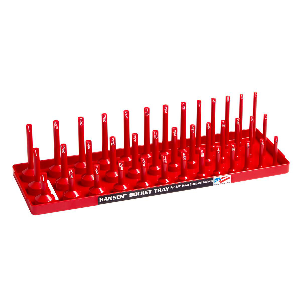 Hansen Global 3/8" DR. 3-Row Soc Tray