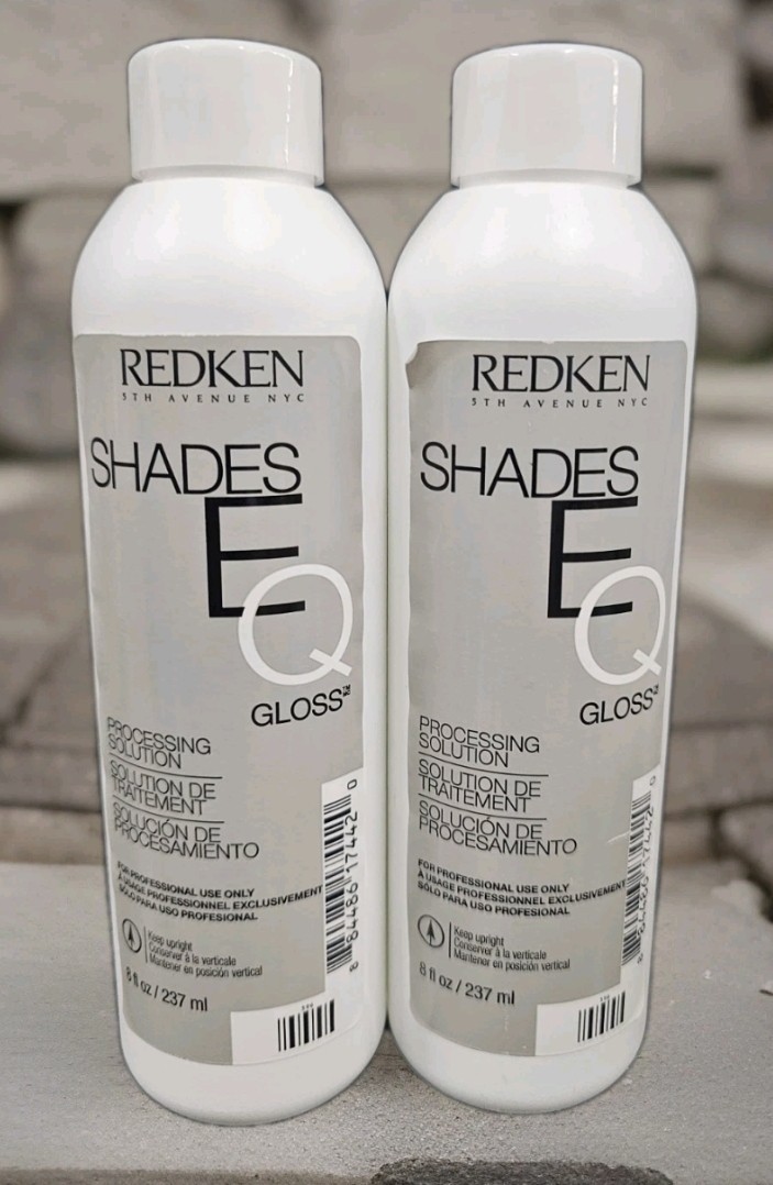 Redken Shades EQ Processing Solution Developer Shades Color Gloss 8oz PACK OF 2