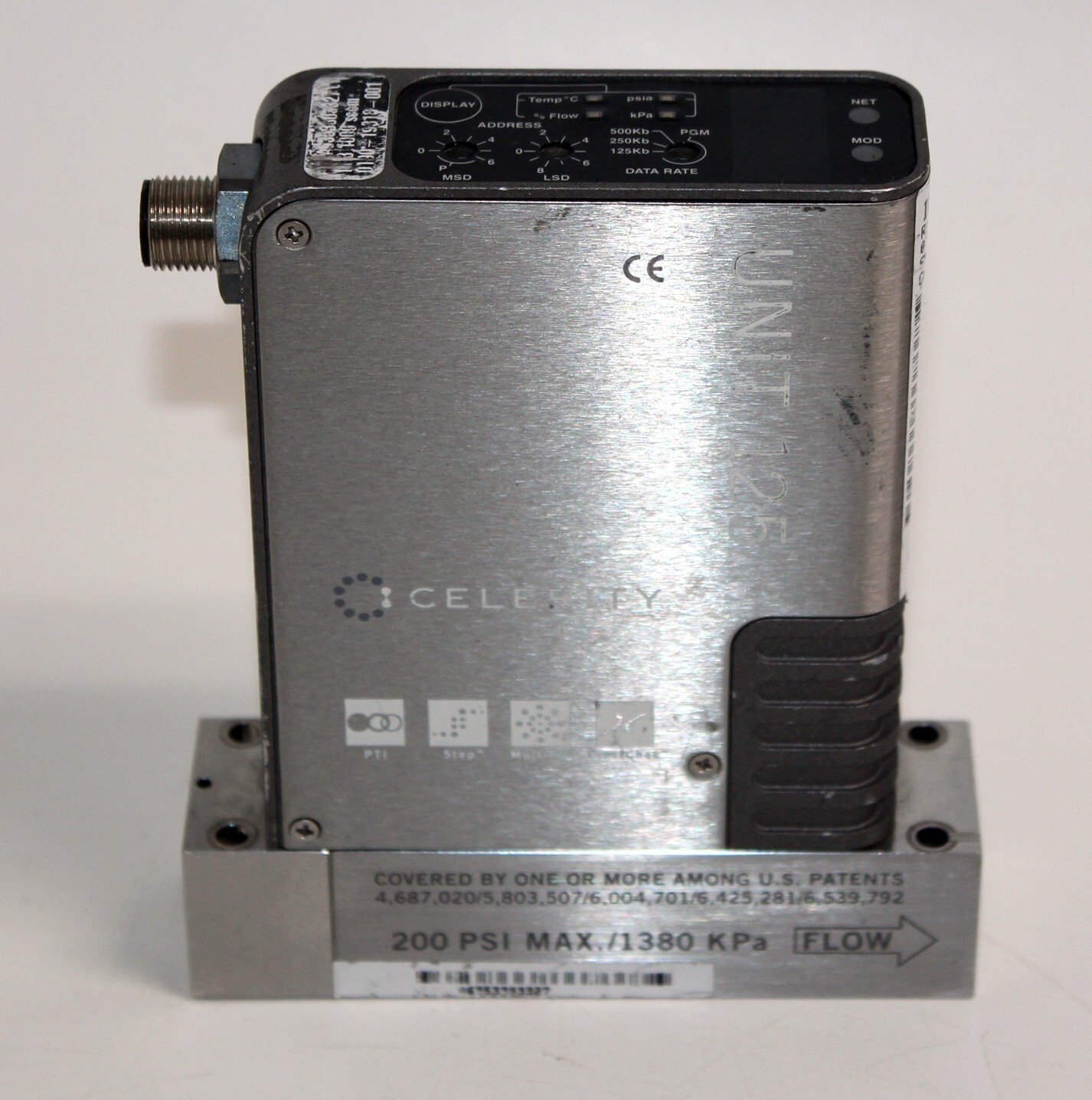 Unit 125 Celerity IFC-125C Mass Flow Controller 200 PSI
