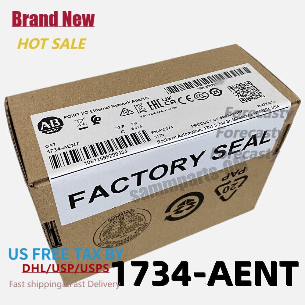 AB 1734-AENT  POINT I/O Ethernet Network Adaptor 1734AENT New Sealed US Free Tax