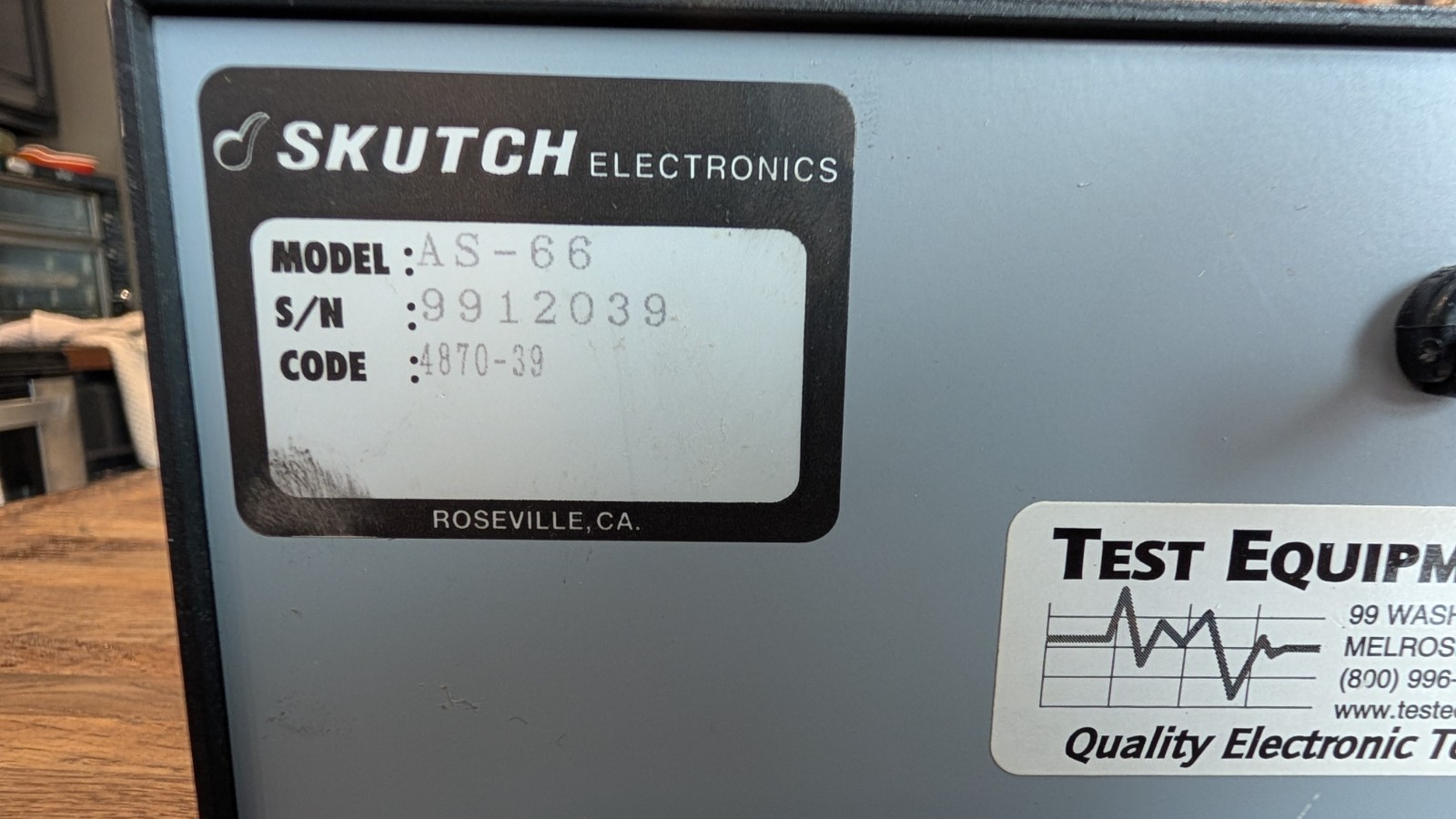 SKUTCH ELECTRONICS AS-66 AUTOMATIC TELEPHONE FOUR-LINE SIMULATOR (telco)