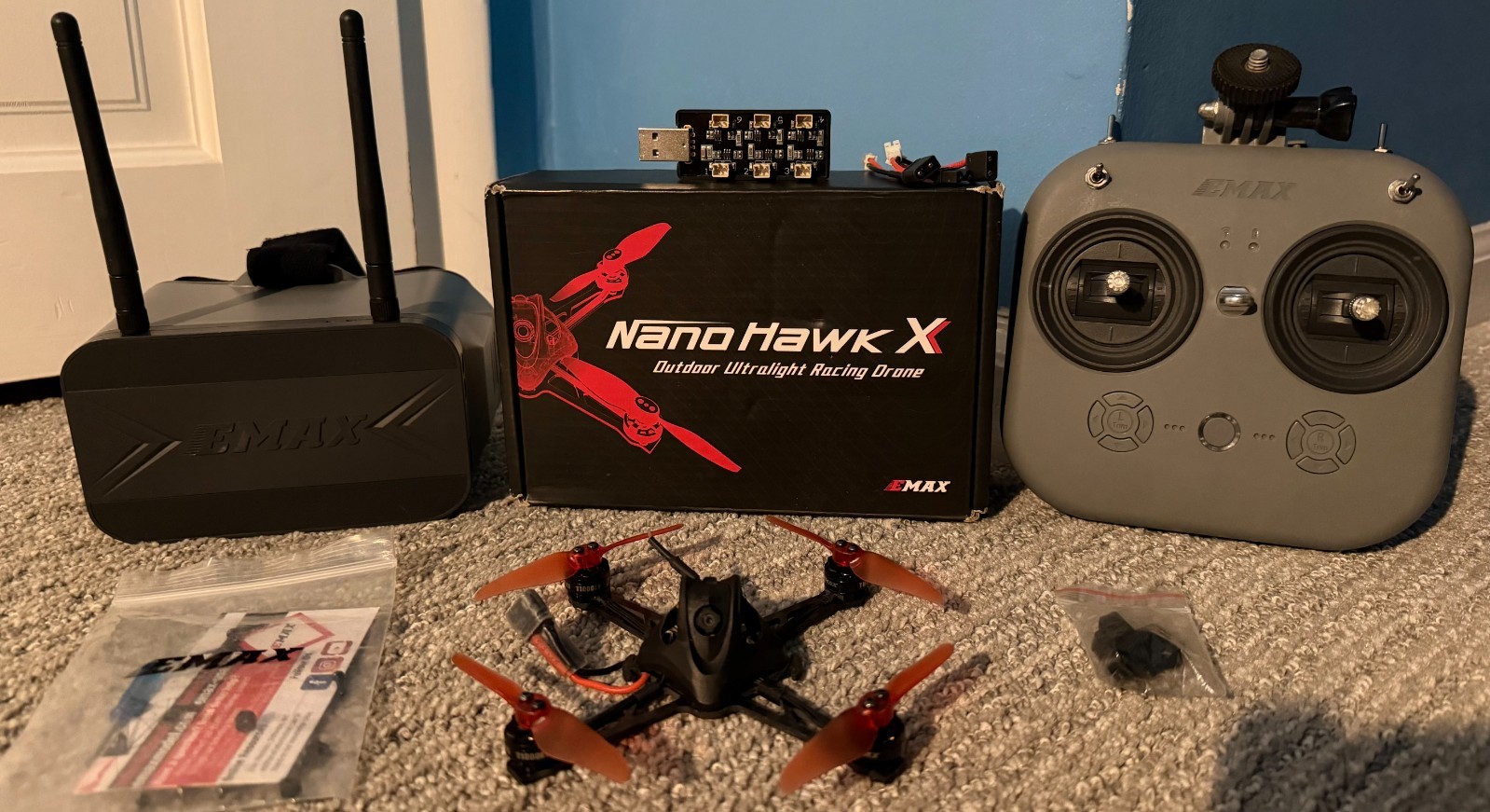 Nanohawk X Ultralight 3 Inch 1S Outdoor FPV Drone Bundle - FrSky BNF