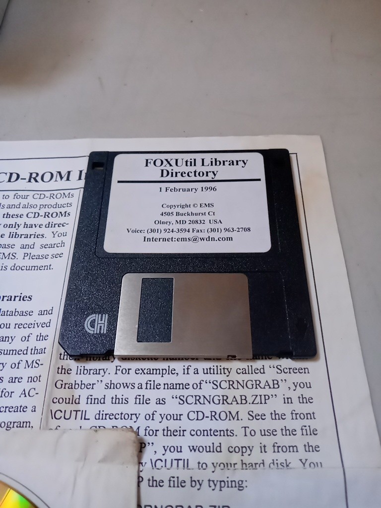 Vintage 1996 EMS Professional Software Shareware 4 CD-Rom Set with Extras