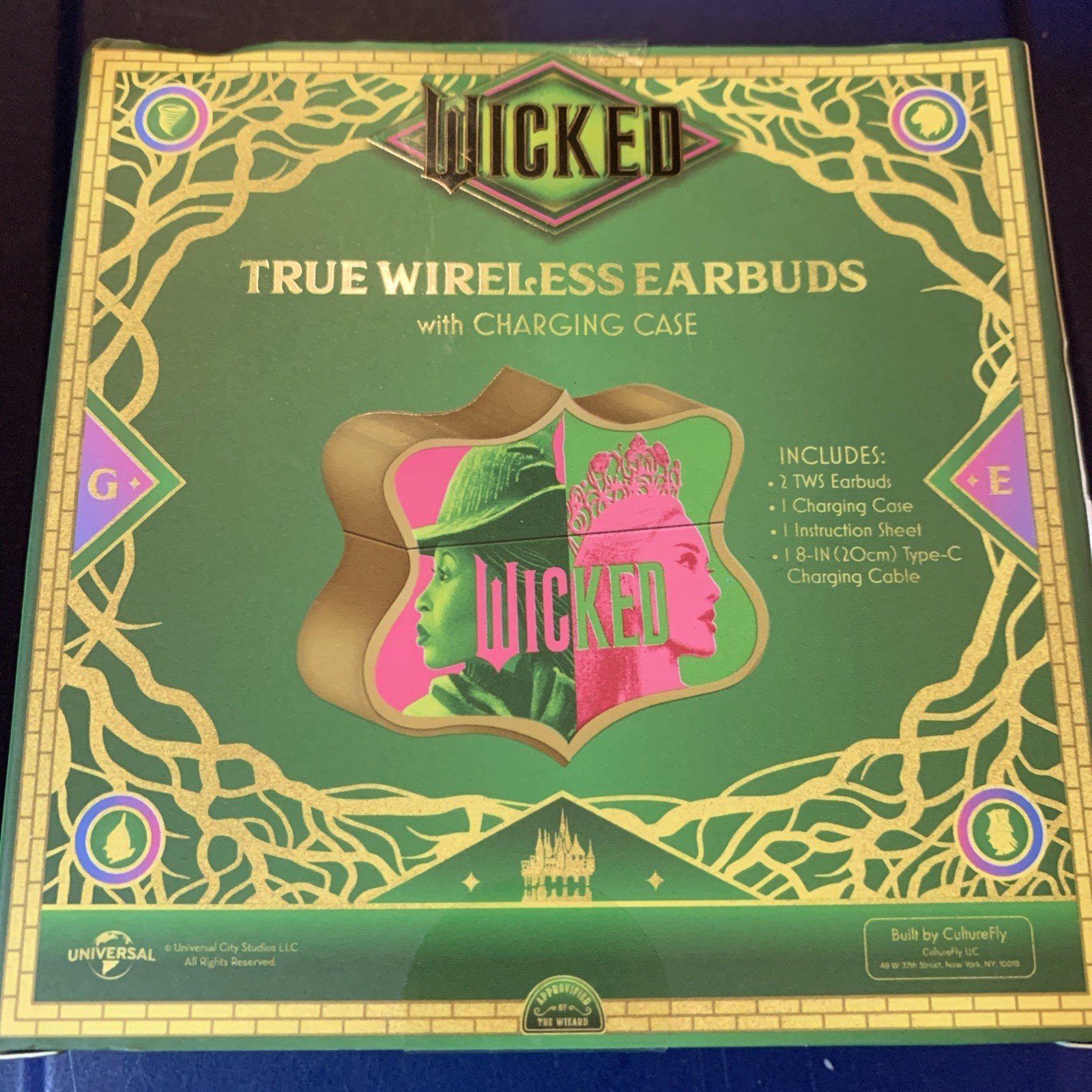 Wicked True Wireless Earbuds With Charging Case Unopened NEW IN BOX