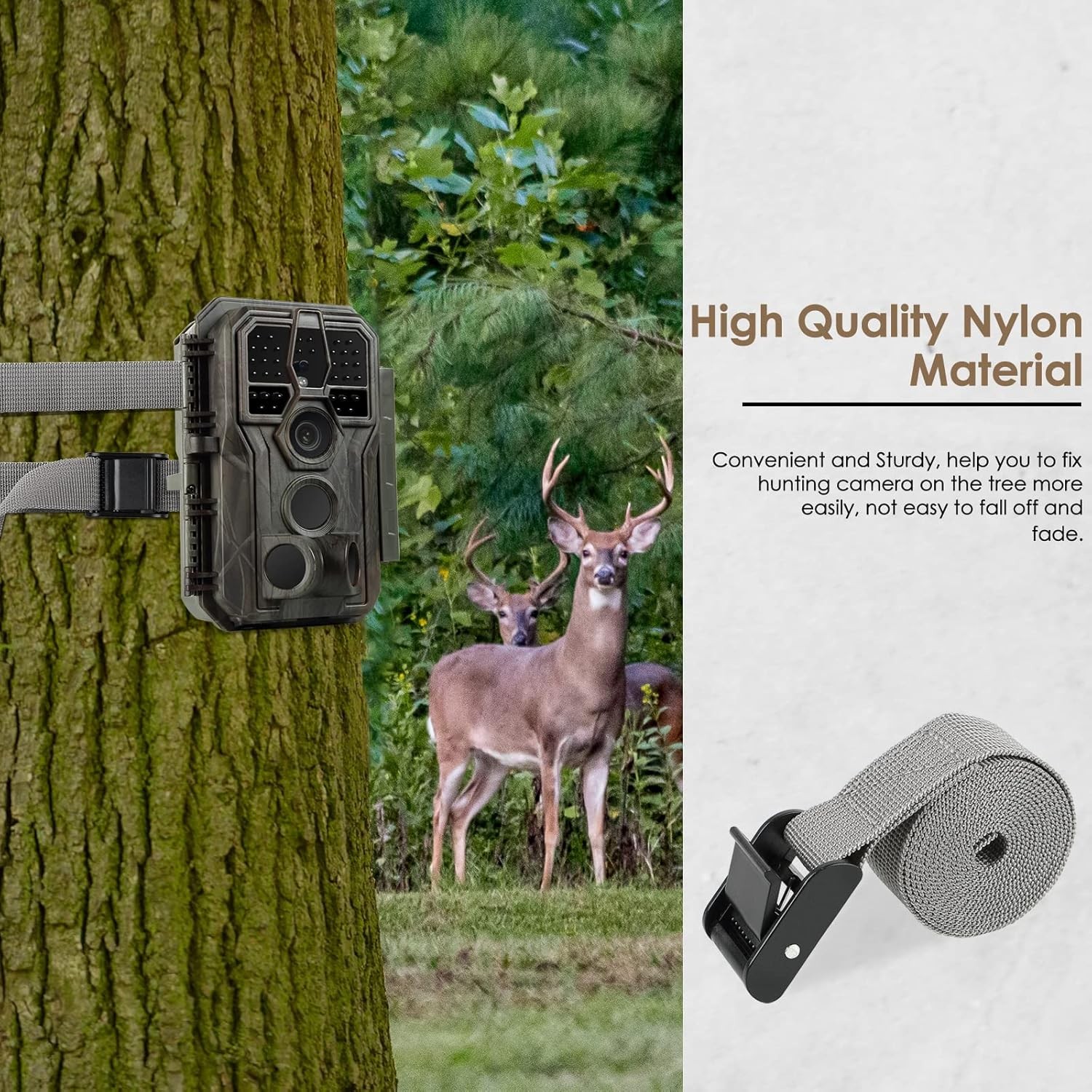 5 Pack Trail & Game Camera Mounting Straps Portable UV Resistant and...