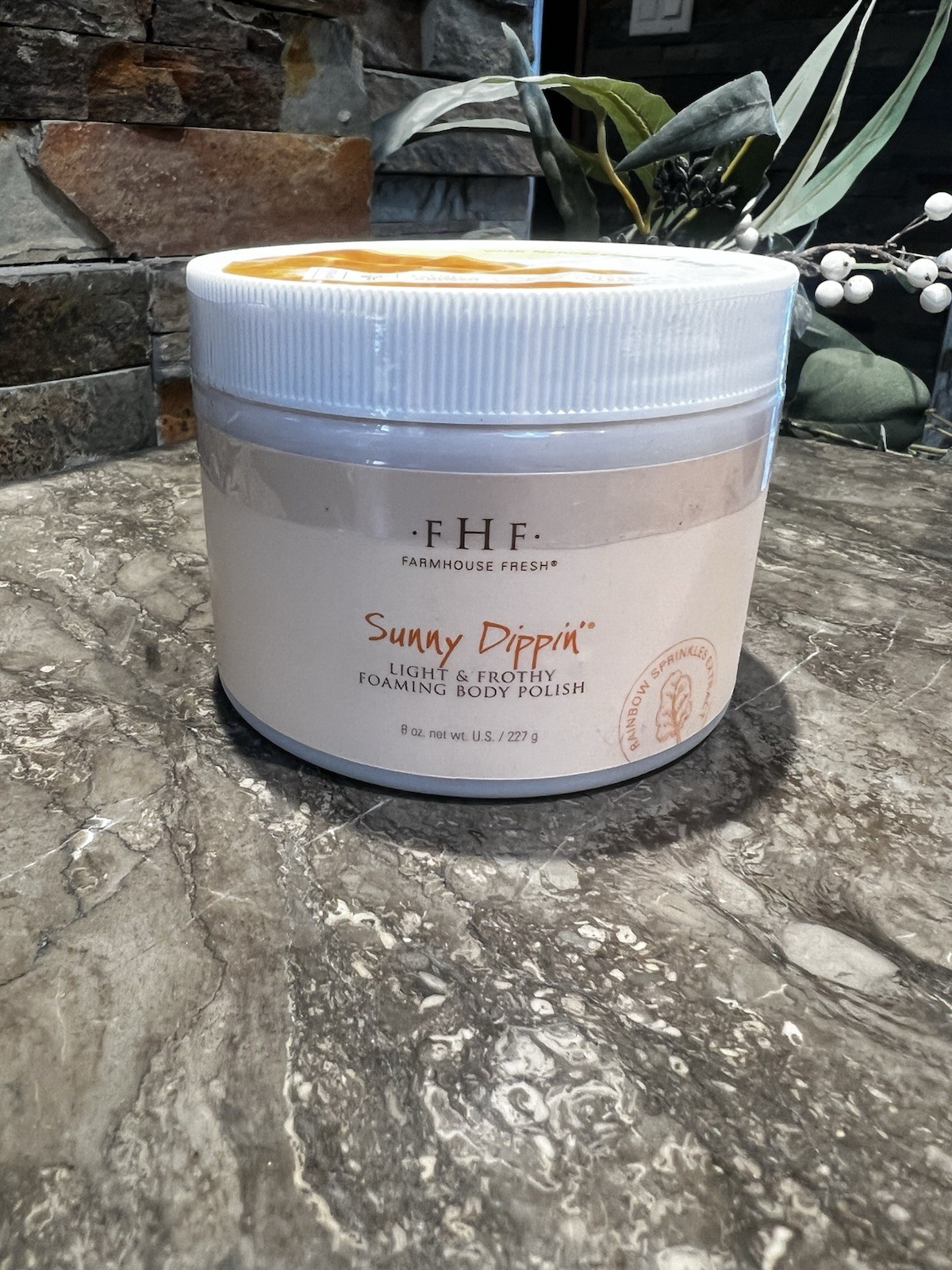 Farmhouse Fresh Sunny Dippin’ Light & Frothy Body Polish 8 oz