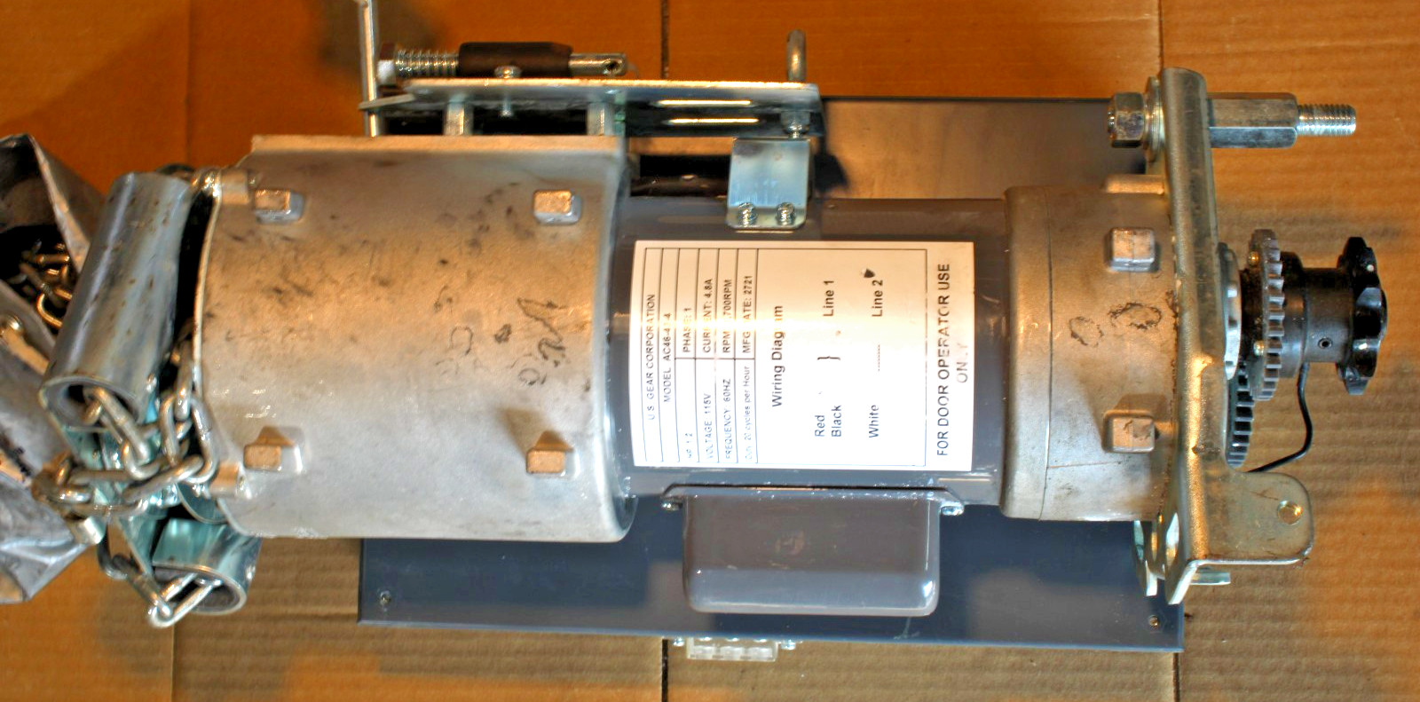 FireGard Rolling Door Motor Cornell Cookson FGHM5011EPL, For Parts/Repair