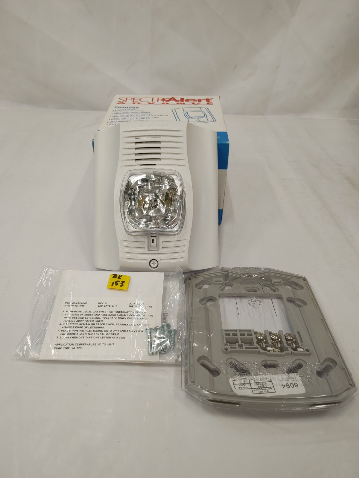 System Sensor CHSW Chime/Strobe STD CD White