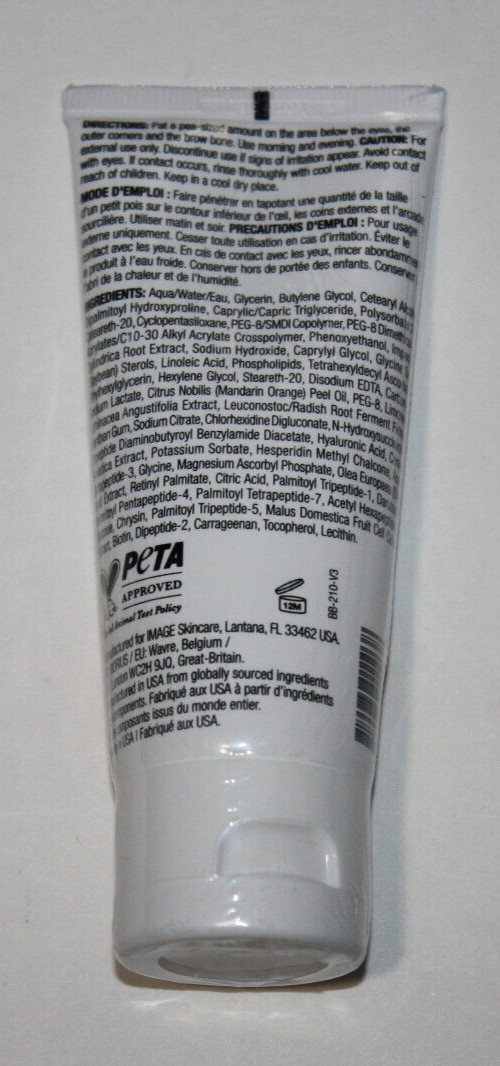 IMAGE Skincare Vital C Hydrating Eye Recovery Gel 2 fl oz 59 mL NEW