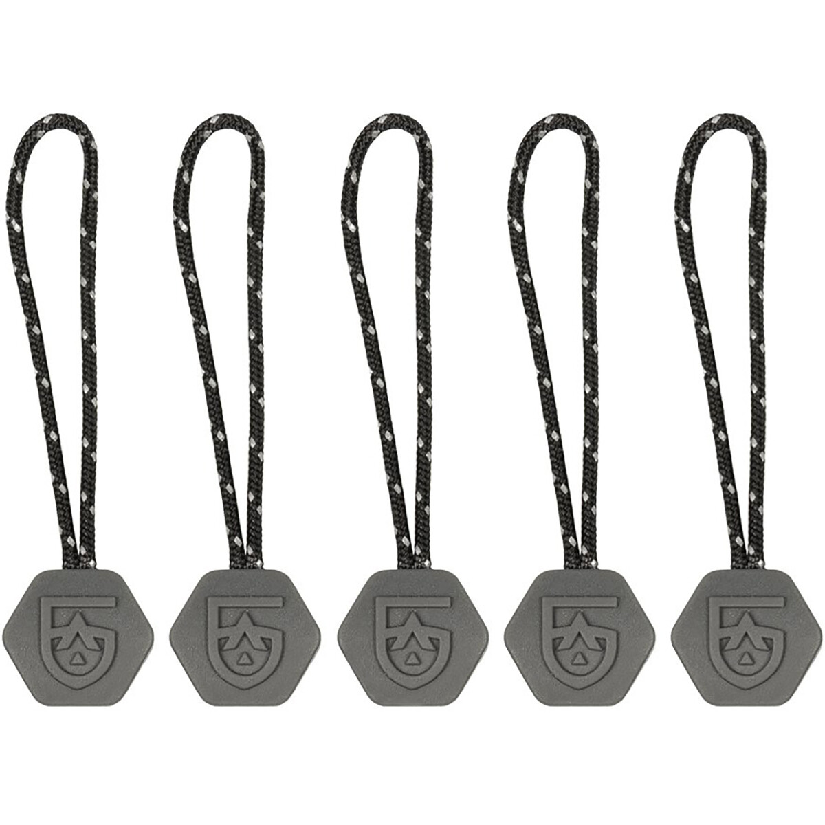 Gear Aid Reflective Replacement Zipper Pulls - 5-Pack