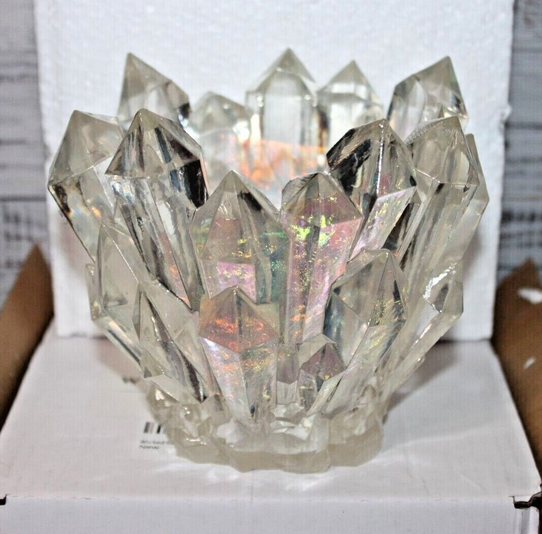 MAKEUP BRUSH HOLDER Wicked Vanity Beauty Original Design Clear Iridescent