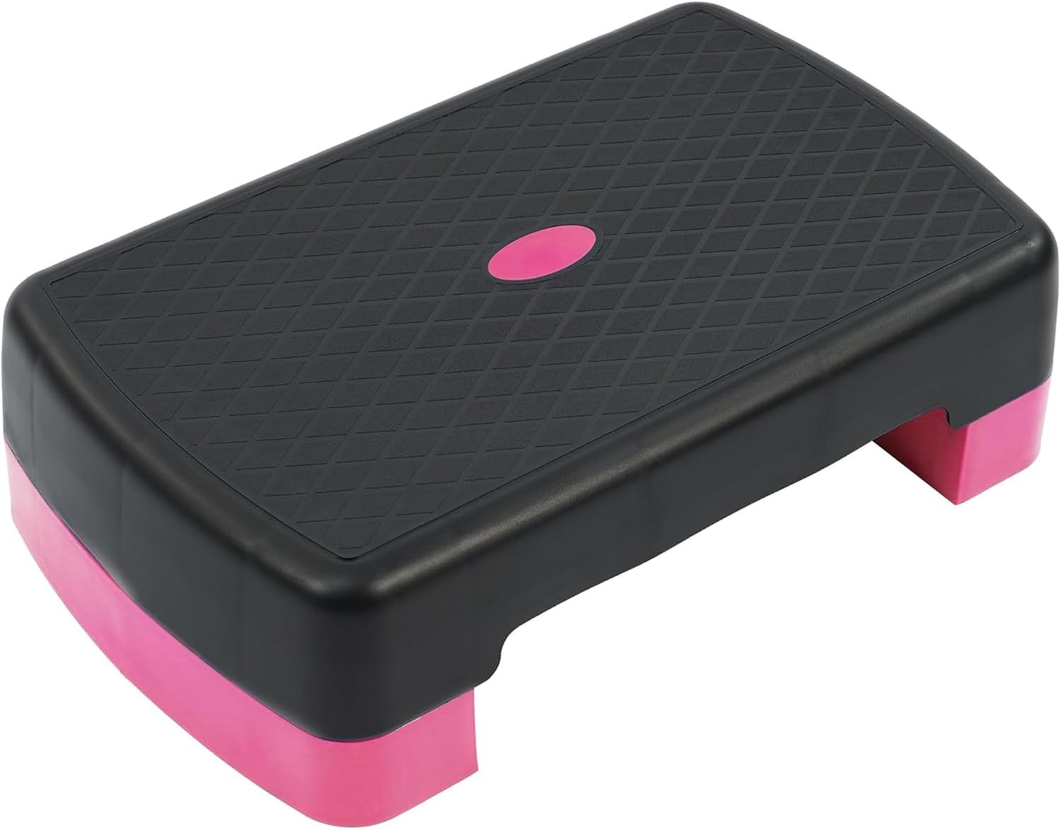 Aerobic Step Platform Trainer W/ Adjustable 2-Level Risers 400 Pound Weight