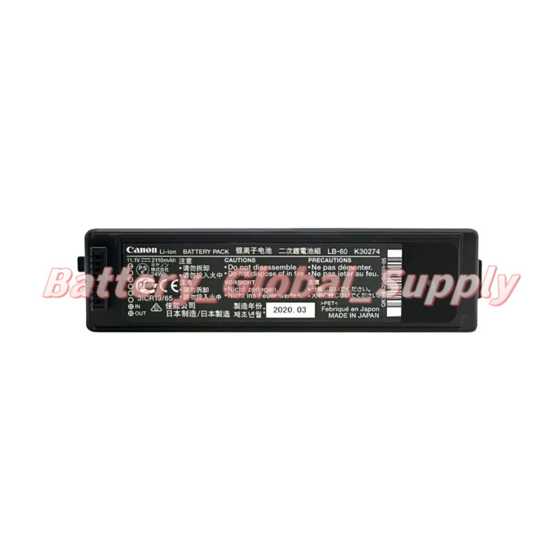 For LB-60 K30274 Canon Ip100/Ip110 Lk-62 Printer Battery 11.1V 2110mAh 1 PCS NEW