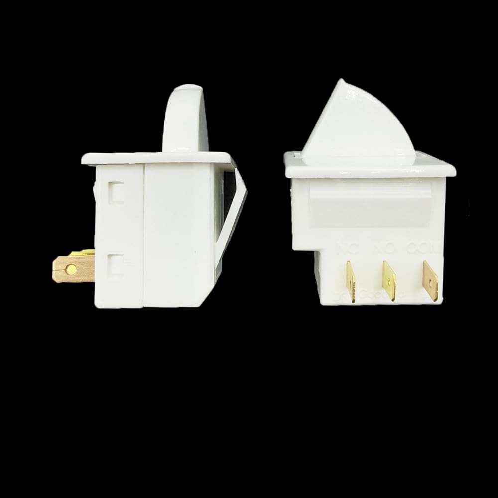 2Pcs Refrigerator Door Light Switch Compatible for GE Whirlpool, Maytag, Admi...