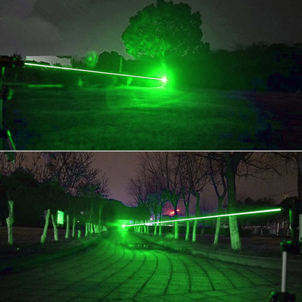 Waterproof Focusable Green Laser Module Pointer 520nm Visible Beam Flashlight