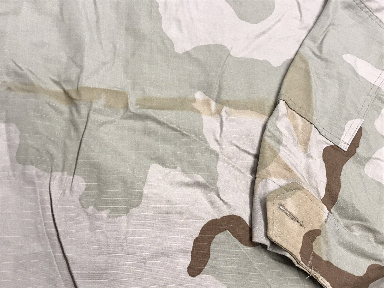 3 Color Desert BDU Combat Coat USGI 50/50 NYCO Ripstop X Large Long
