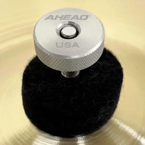 Ahead - AHSN-CLR - Speed Nuts Knurled Metal Cymbal Washer 4 Pack -Clear