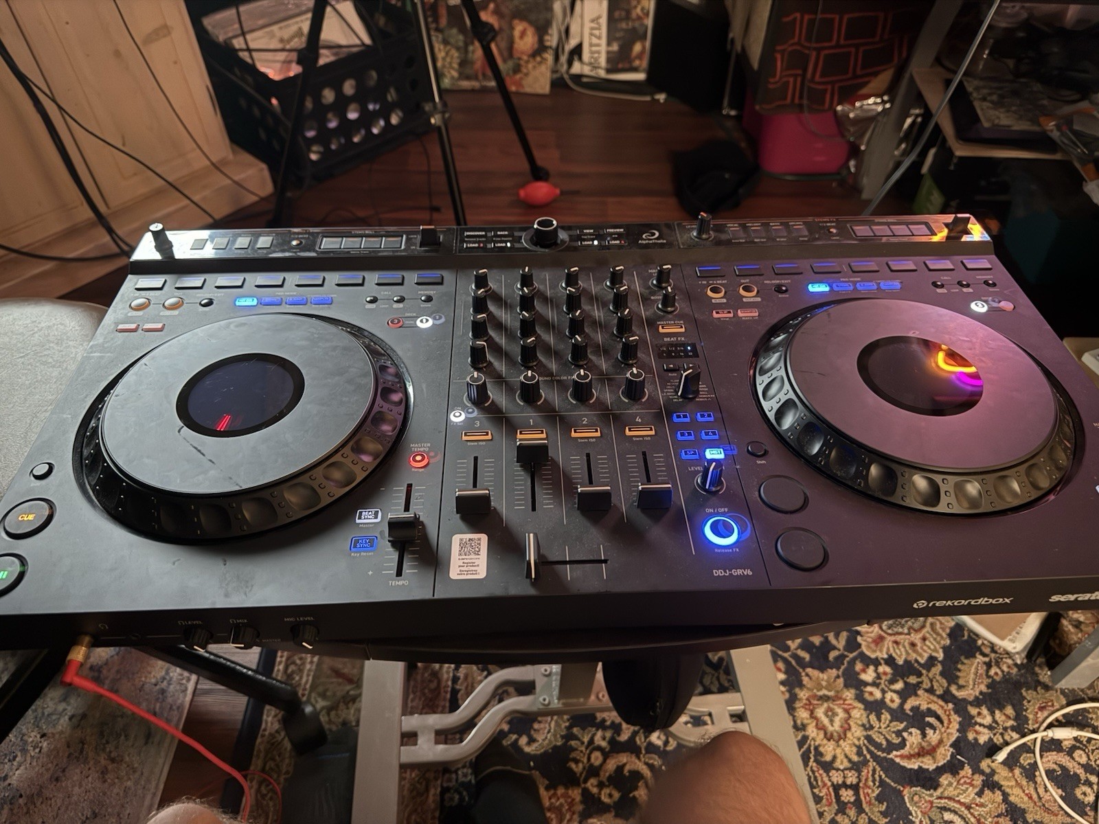 AlphaTheta DDJ-GRV6 4-Channel DJ Controller