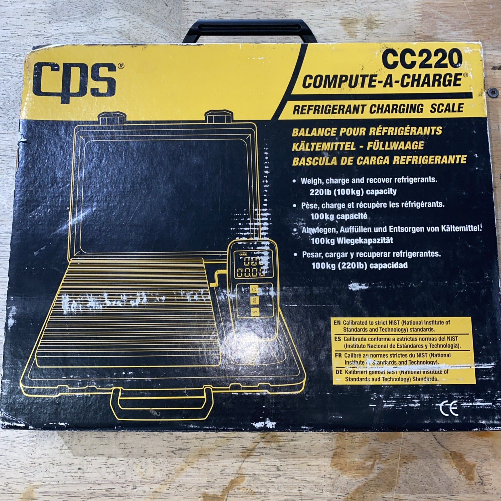 CC220 Compute-A-Charge 220 Lb Electronic Scale, 0.25 Oz Accuracy & Resolution