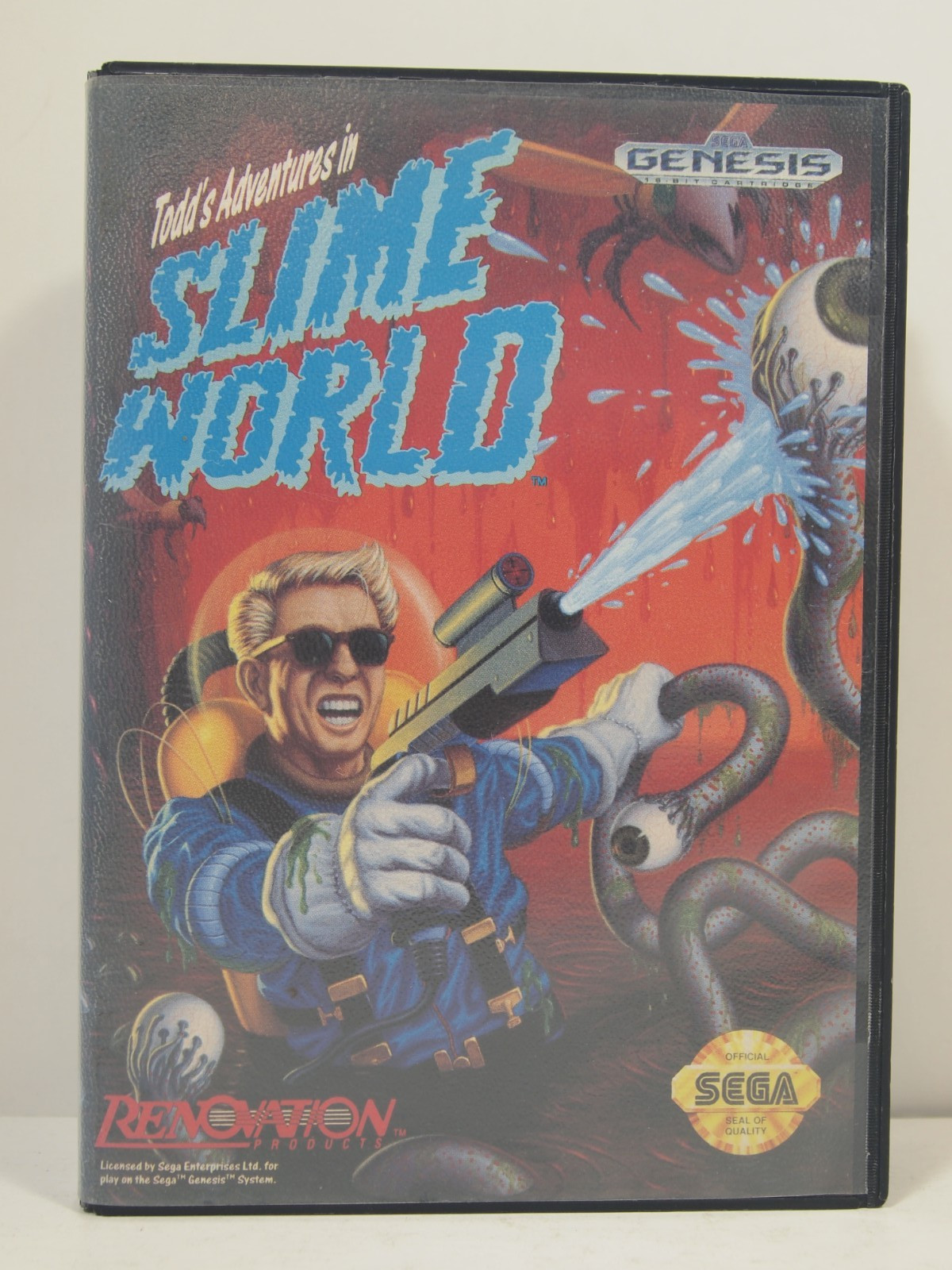 Todd's Adventures in Slime World Case (SEGA Genesis) Authentic BOX ONLY