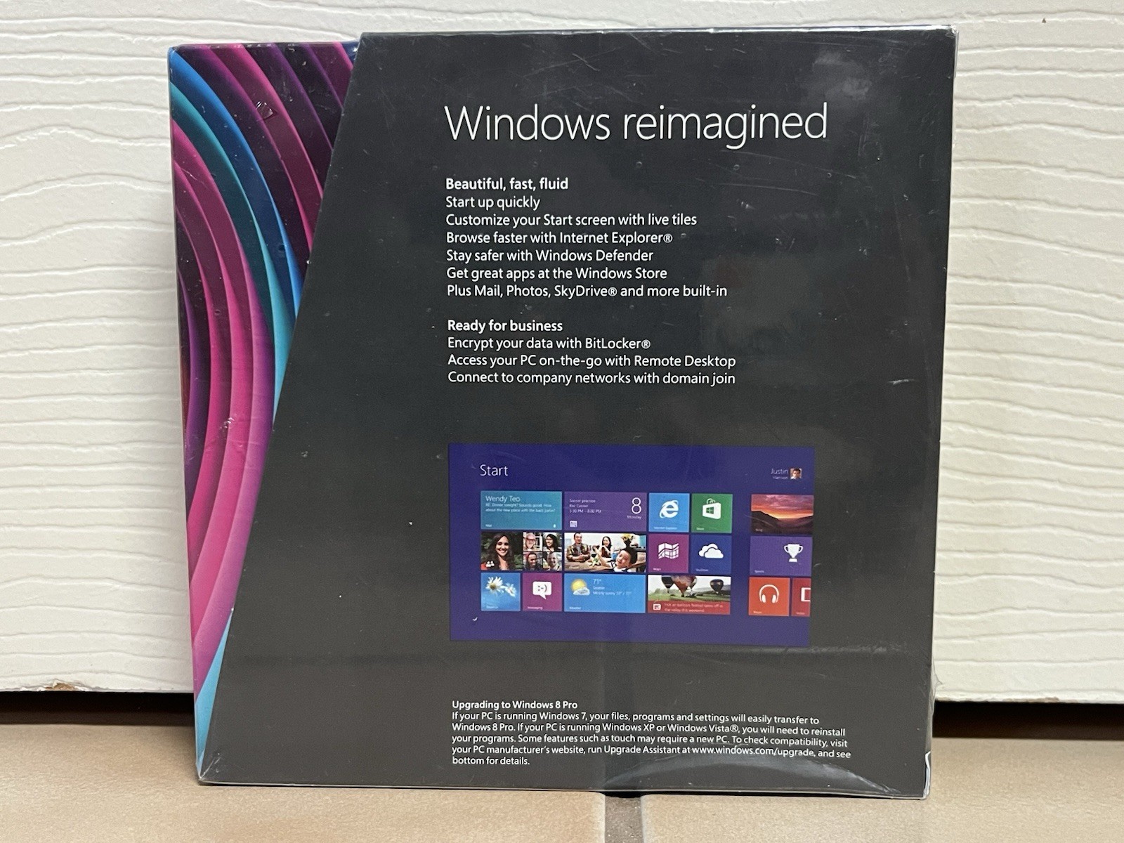 NEW GENUINE Microsoft Windows 8 Professional Full/Upgrade 32Bit 64Bit DVD *READ