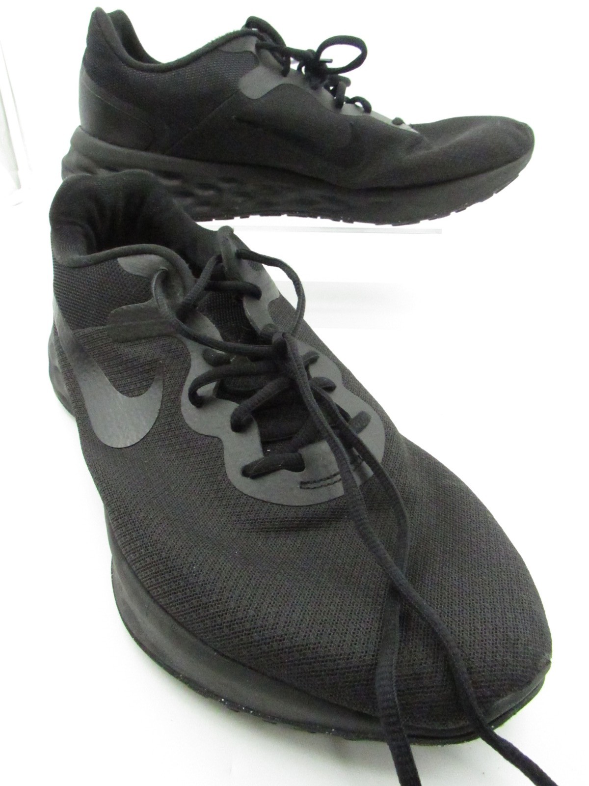 Nike Revolution 6 DD8475-001 Men's Black Running Shoes Size US 14 UK 13 EU 48.5