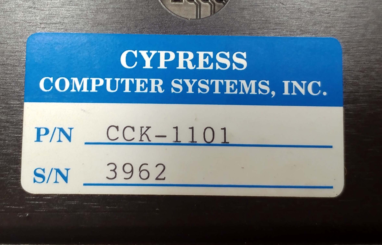 1 USED CYPRESS CCK-1101 1" LCD CLOCK FACE **MAKE OFFER***