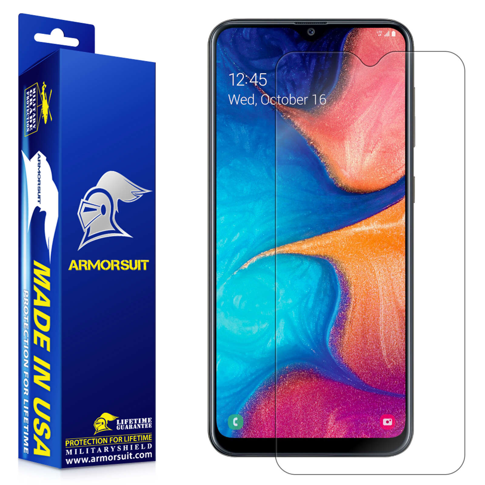 ArmorSuit Samsung Galaxy A20 Clear/Matte/Max Coverage Screen Protector USA